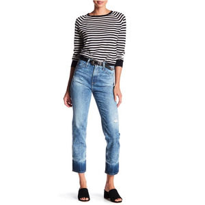 AG High Rise Slim Straight Leg Jeans 26